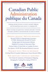Canadian Public Administration-加拿大公共行政