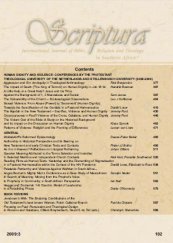 Scriptura-國際南部非洲圣經宗教與神學雜志